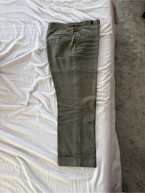 Spier & Mackay Other - Olive linen cotton blend trousers